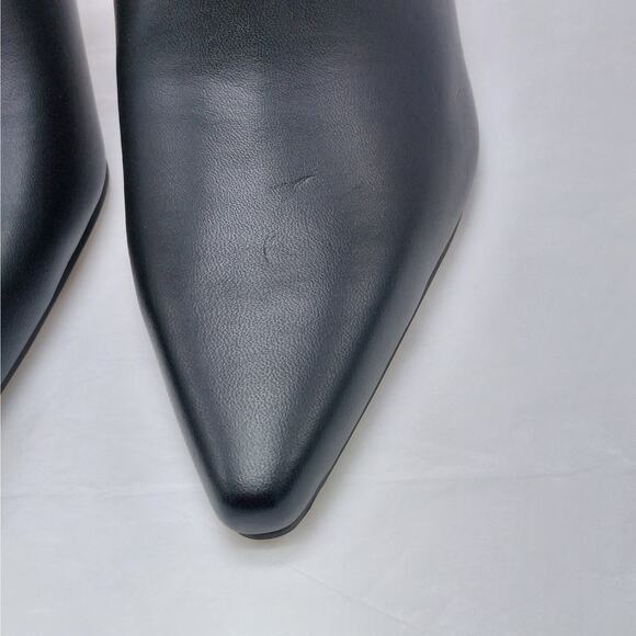 Calvin Klein Odina Dress Mules Women 6 Black Pointed Toe Heels Whimsigoth Witchy - Picture 10 of 10